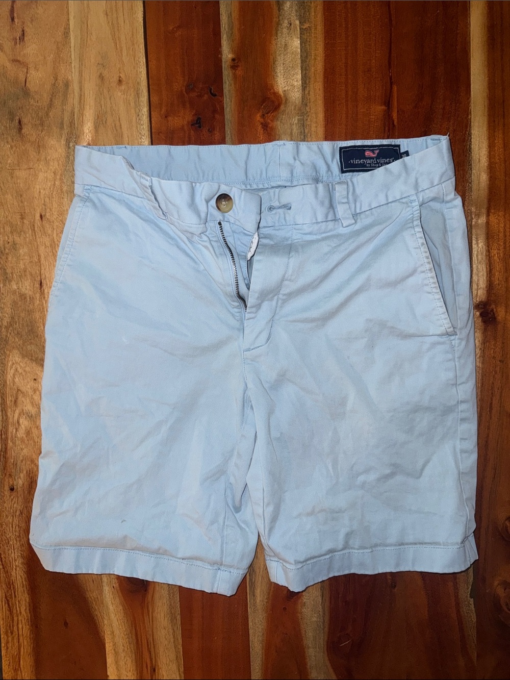 Vineyard Vines Pale Blue Men’s Flat Front Shorts